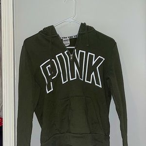 Quarter zip up with pockets from Pink